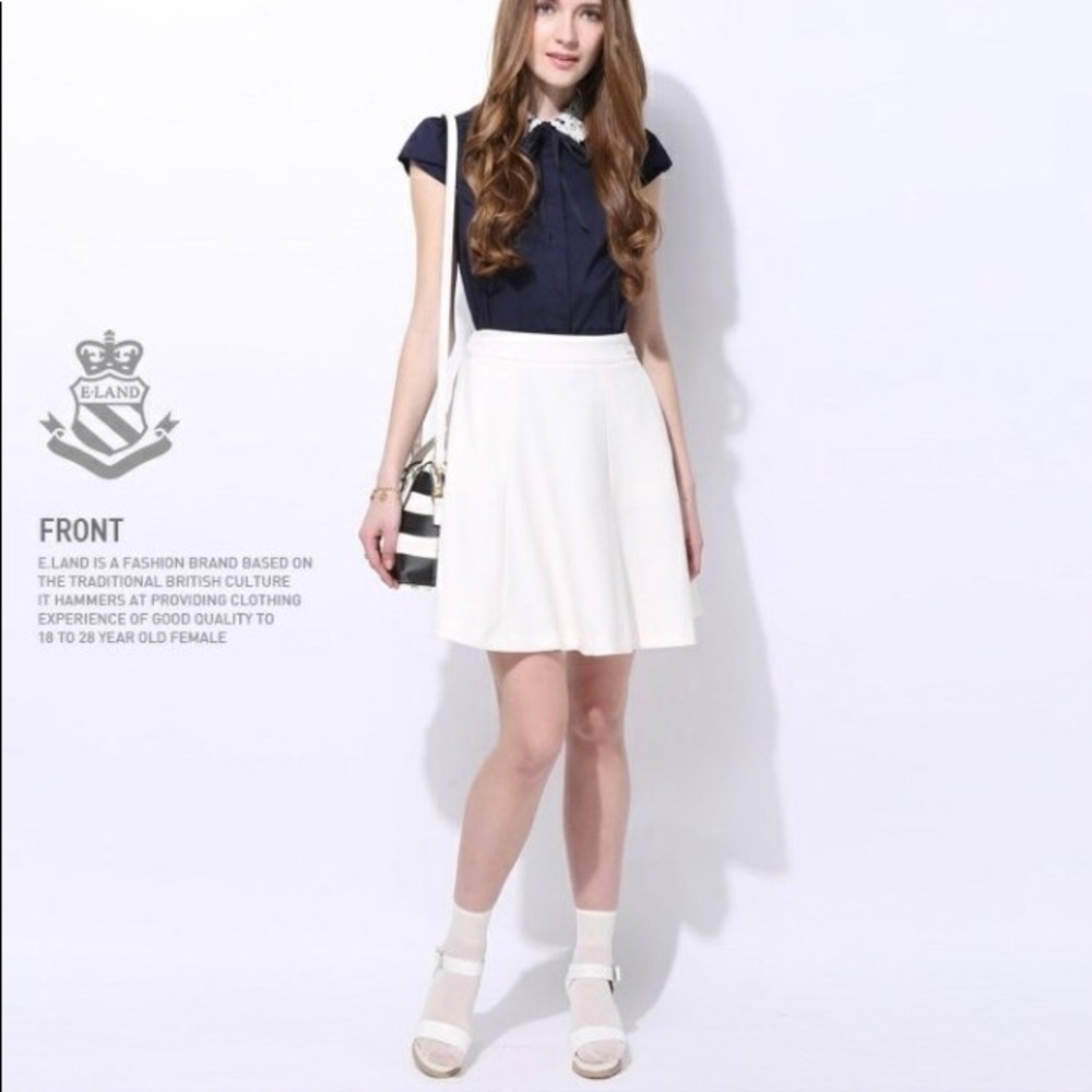 Eland A-line mini skirt with pockets